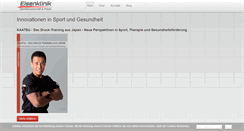 Desktop Screenshot of eisenklinik.de